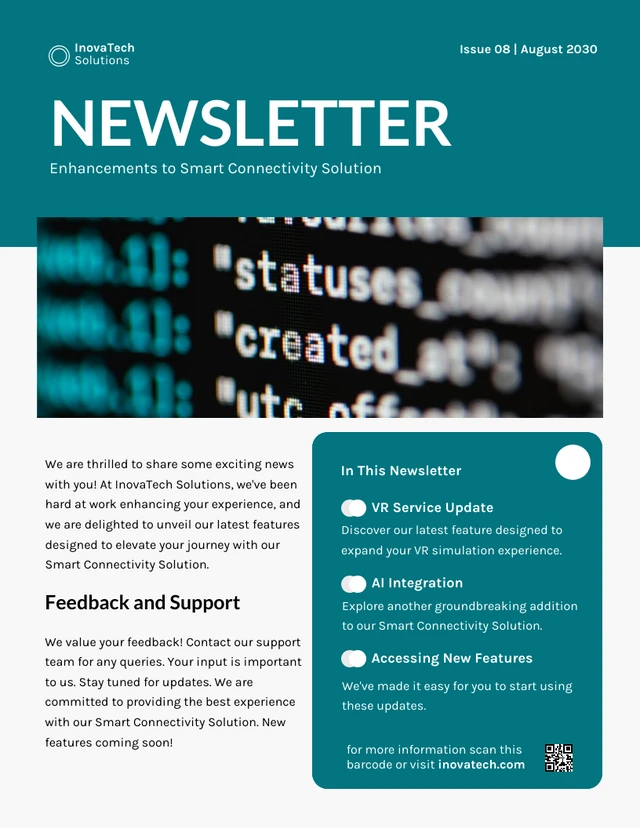 New Feature Announcement Newsletter Template