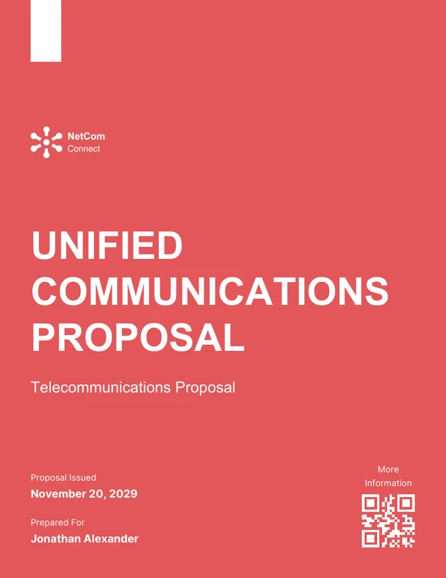 Unified Communications Proposal - Page 1