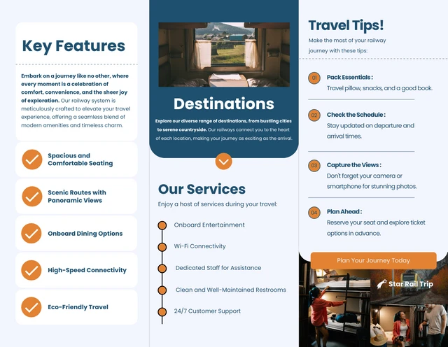 Railway Travel Information Brochure - Page 2