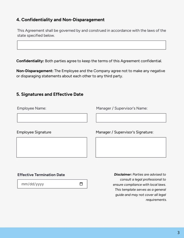 Settlement Contract Template - صفحة 3