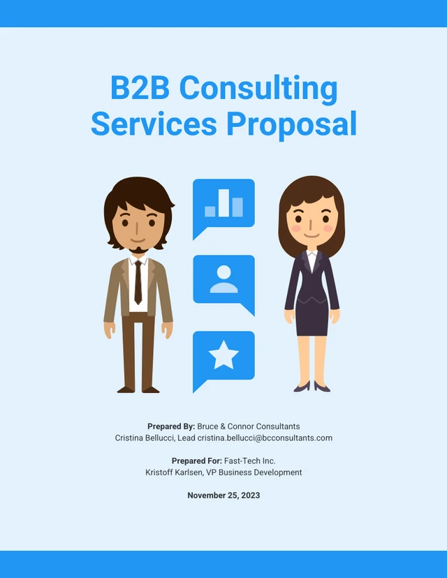 Business Consulting Services Proposal - Page 1