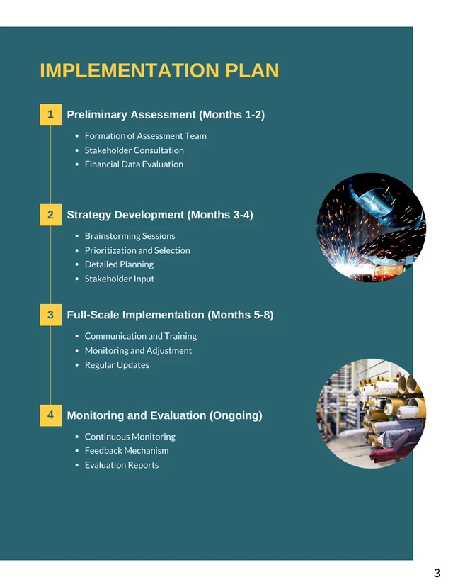 Cost Reduction Initiative Proposal - Page 3
