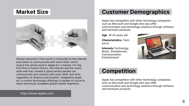 Modern Grey Apple Pitch Deck Template - Page 6