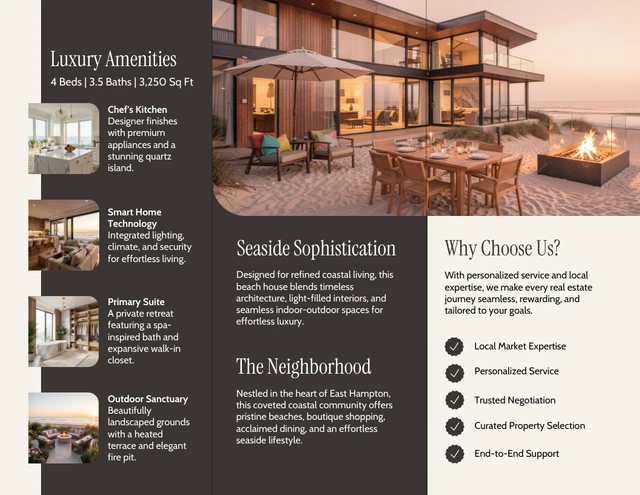 Open House Brochure Template - page 2