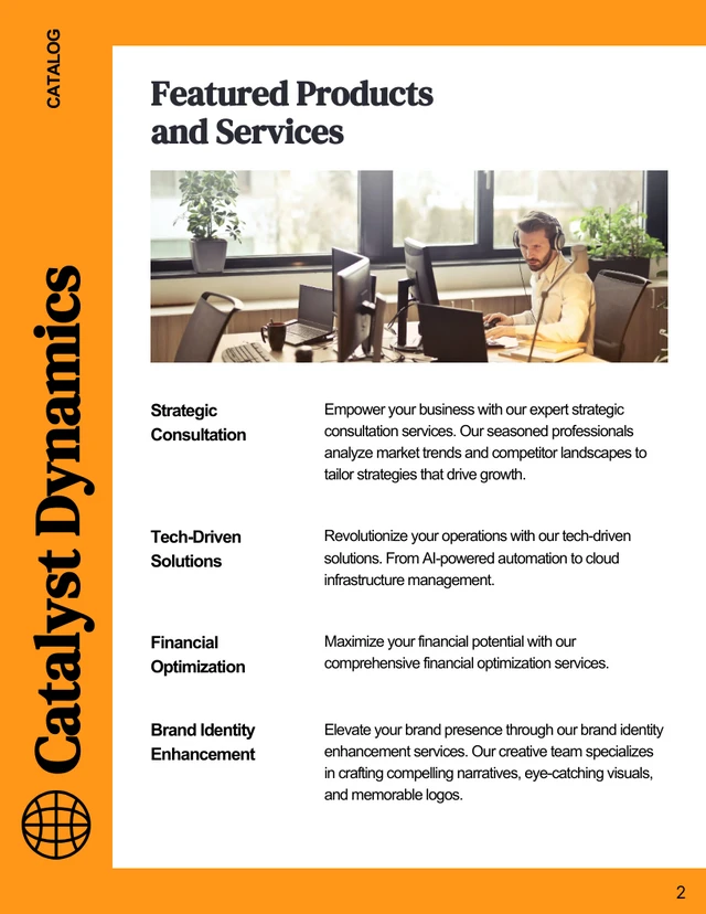 Simple Orange Business Catalog - Seite 2