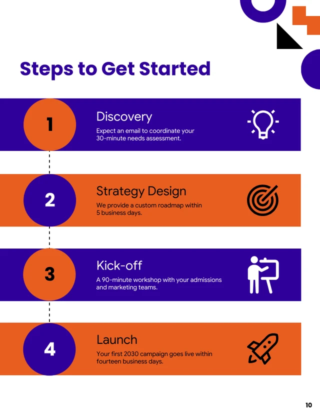 Institution Marketing Services Catalog Template - صفحة 10