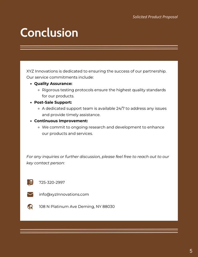 Chocolate Request for Quotation (RFQ) Response - Page 5