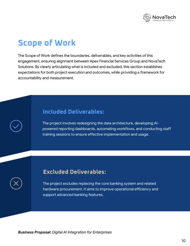 Enterprise Business Proposal Template - Pagina 10