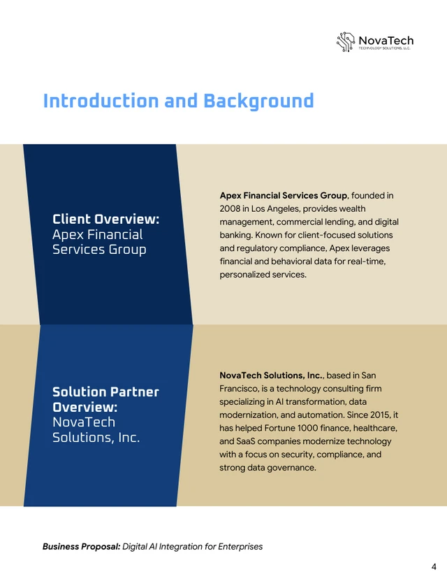 Enterprise Business Proposal Template - Pagina 4