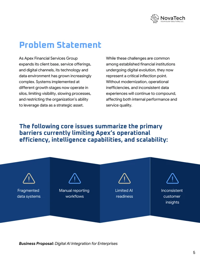 Enterprise Business Proposal Template - Pagina 5