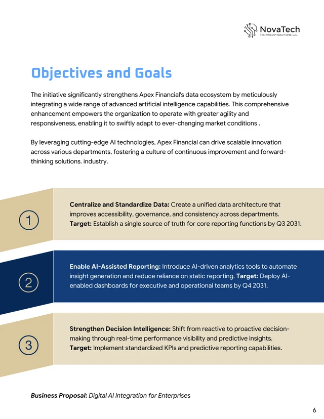 Enterprise Business Proposal Template - Pagina 6