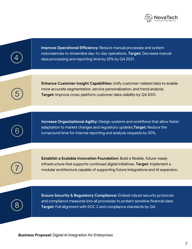 Enterprise Business Proposal Template - Pagina 7