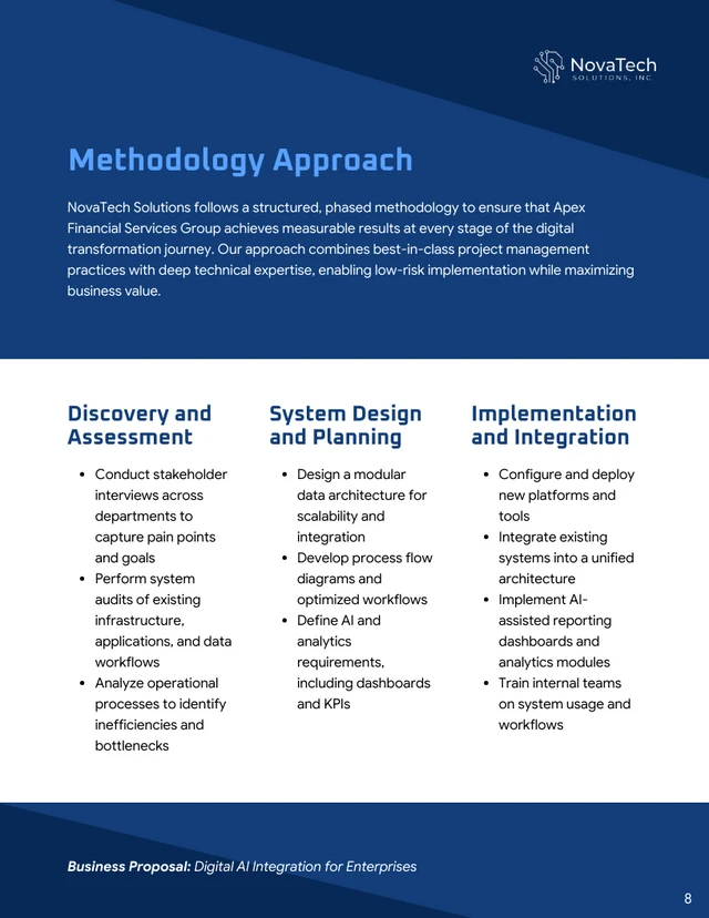 Enterprise Business Proposal Template - Pagina 8