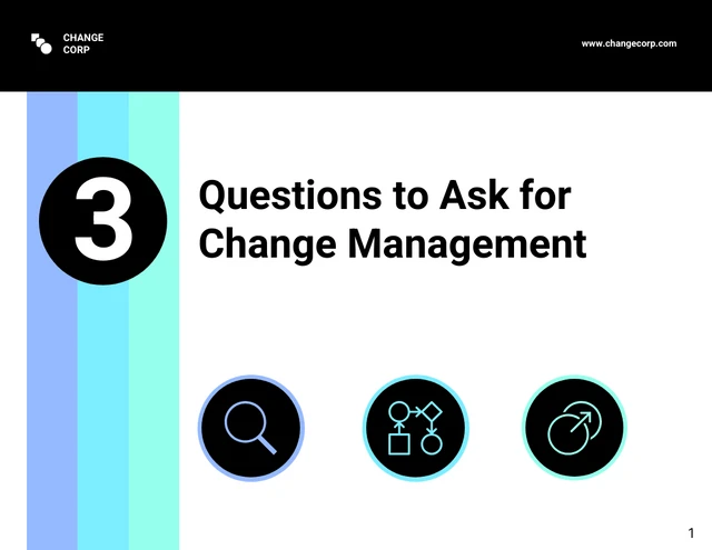 Change Management Questionnaire Handbook - Página 1