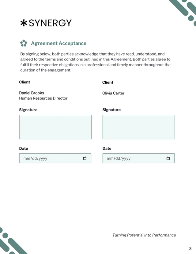 Freelance Recruiter Contract Template - page 3