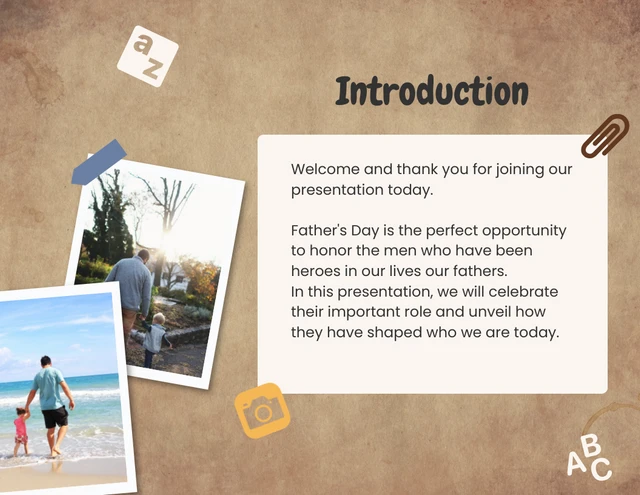 Wood Background Funny Father's Day Presentation - page 2