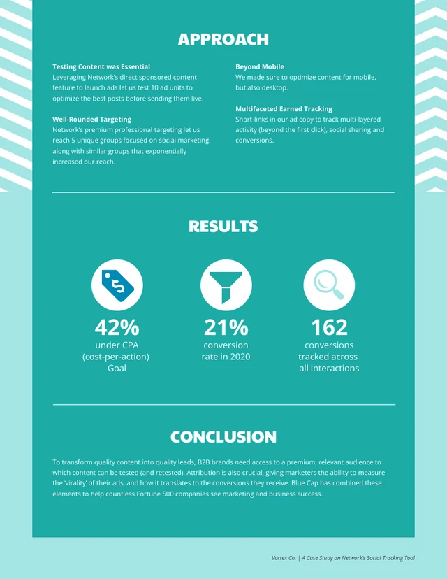 Teal Social Media Business Case Study - Page 2