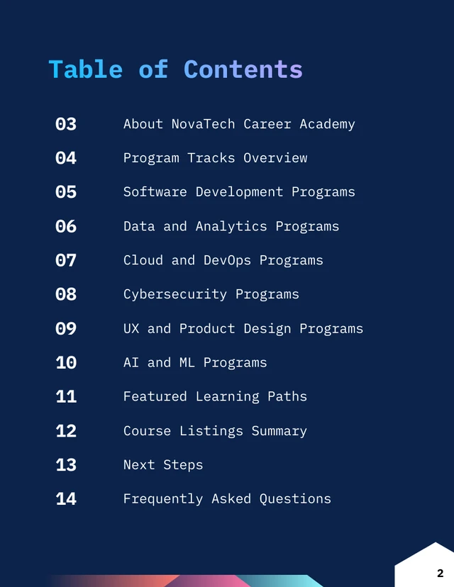 Tech Career Switch Course Catalog - صفحة 2