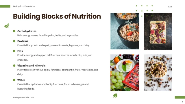 Green Minimalist Healthy Diet Food Presentation - Seite 2