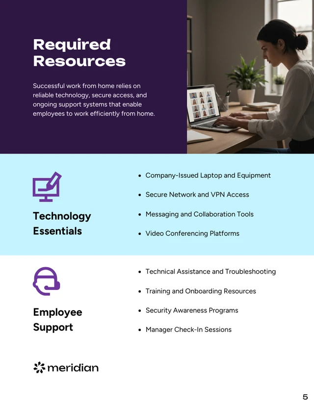 Work From Home Proposal Template - صفحة 5