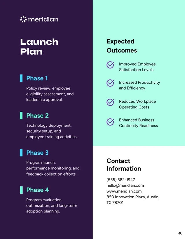 Work From Home Proposal Template - صفحة 6