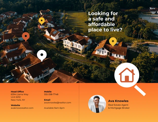 Real Estate Brochure Template - Page 1