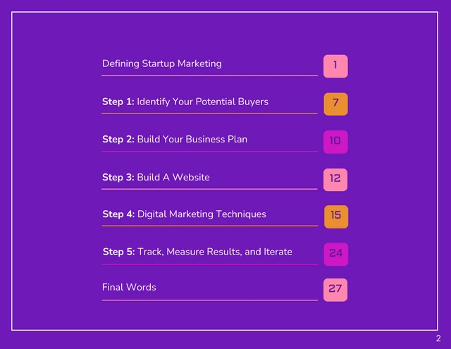 Violet Startup Marketing White Paper - Página 2