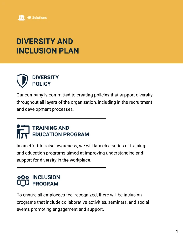 Corporate Diversity and Inclusion Proposal - Page 4
