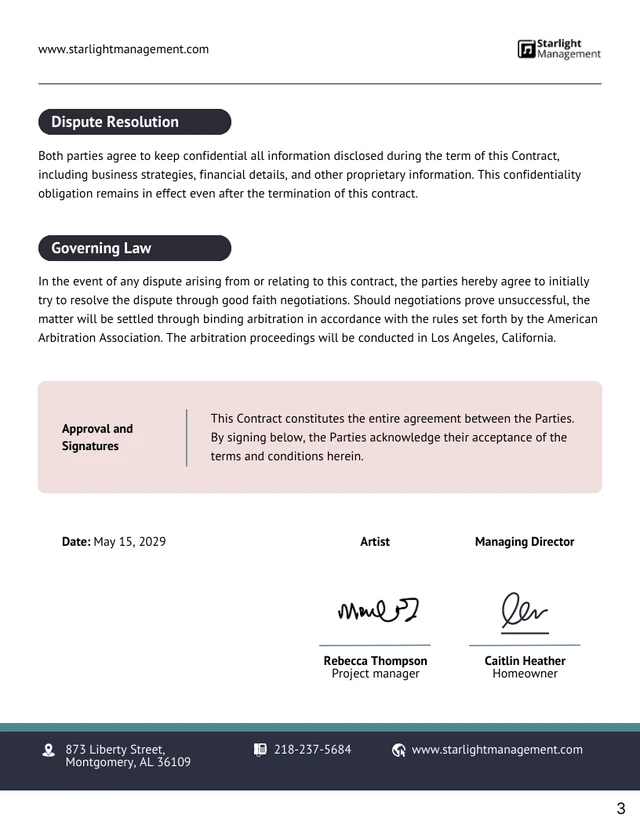 Music Video Production Contract Template - صفحة 3