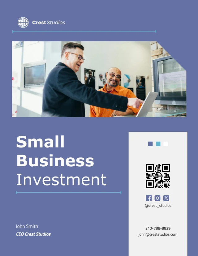Small Business Investment Proposal - Page 1