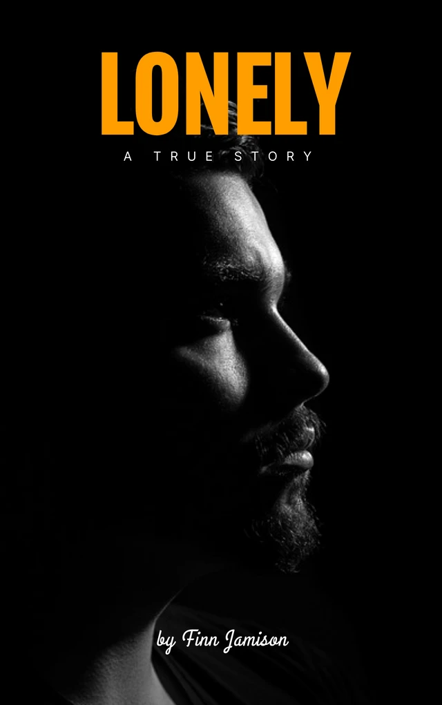 Black Modern True Story Autobiography Book Cover Template