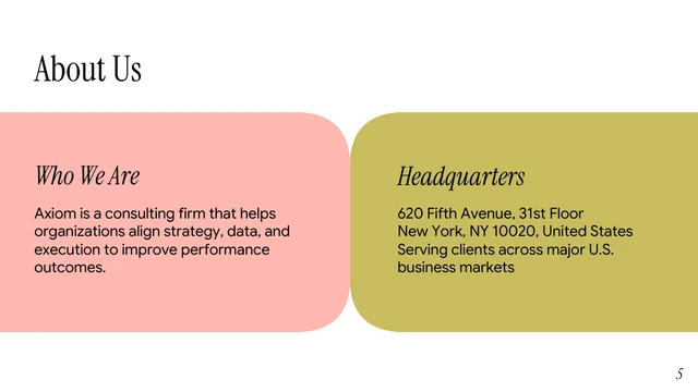 Consulting Webinar Presentation Template - page 5