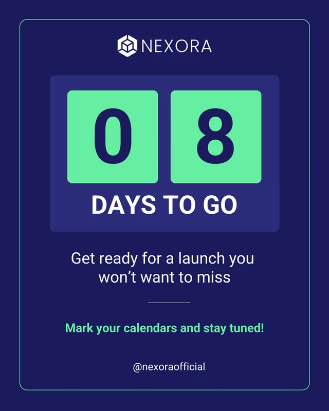 Plantilla de publicación en Facebook para la cuenta regresiva del lanzamiento Template Plantilla de Publicación en Facebook para la Cuenta Regresiva del Lanzamiento