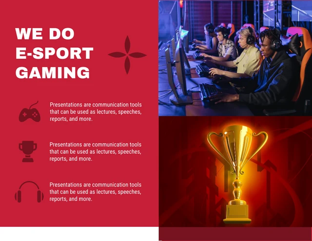 Red And White Minimalist Modern Professional Esport Game Presentation - Page 3