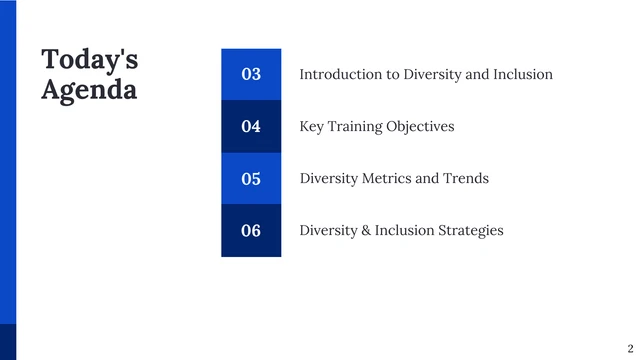 Diversity and Inclusion Training HR Template - page 2