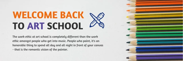 Light Grey Colorful Welcome Back To School Banner Template