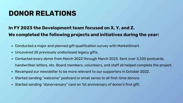 Nonprofit Stakeholder Presentation Deck - Página 5