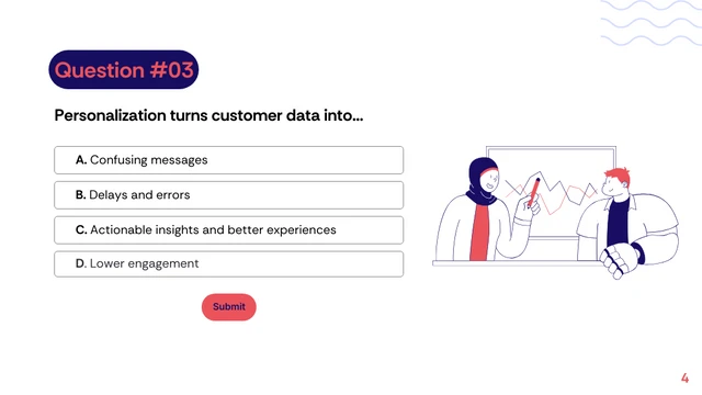 Customer Experience Training Quiz Presentation - Pagina 4