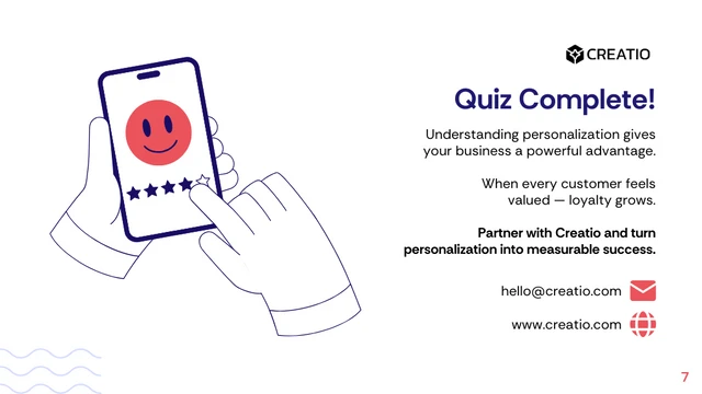 Customer Experience Training Quiz Presentation - Pagina 7