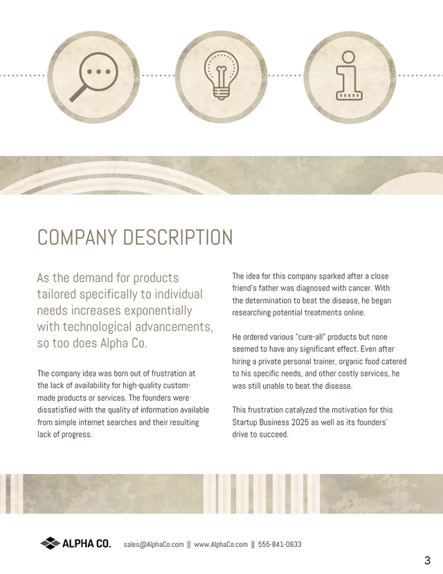 Lean Startup Business Plan Template - Page 3