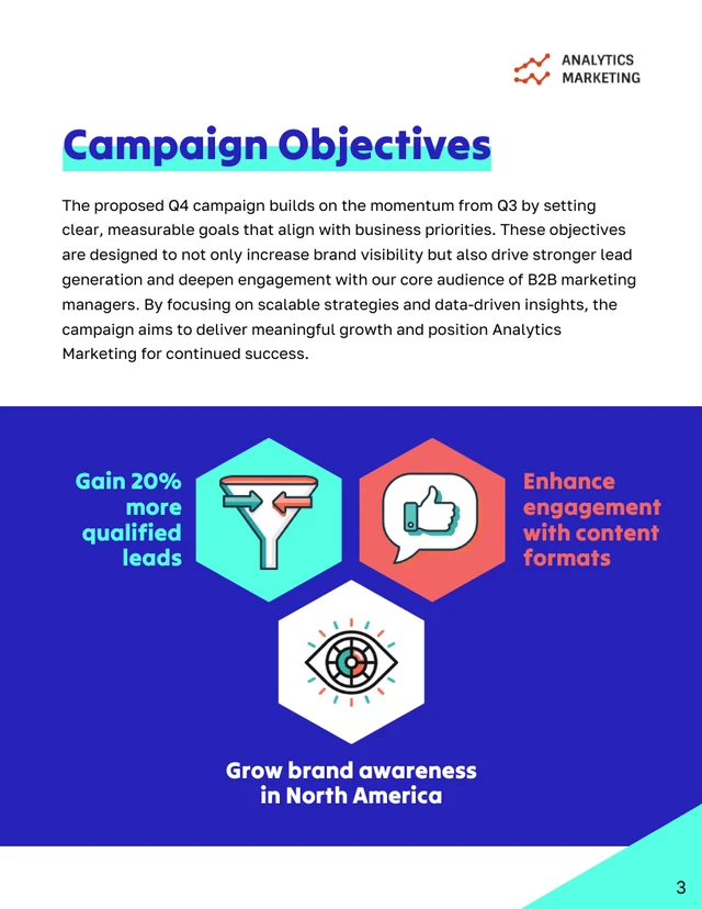 Content Marketing Campaign Proposal Template - Pagina 3