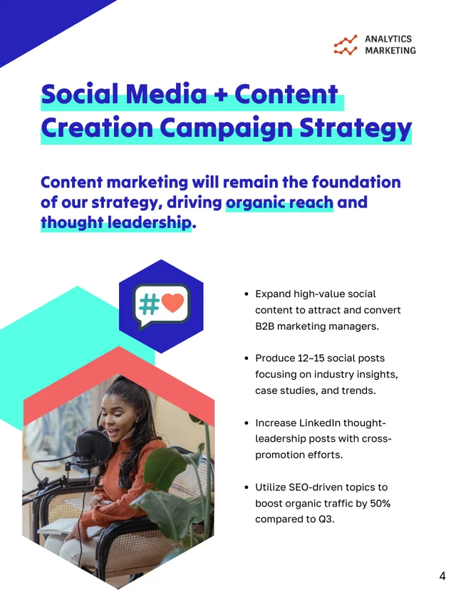 Content Marketing Campaign Proposal Template - Pagina 4