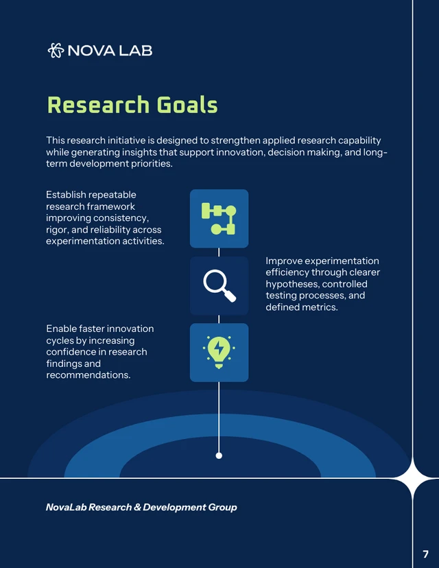 Applied Research and Innovation Proposal Template - Pagina 7