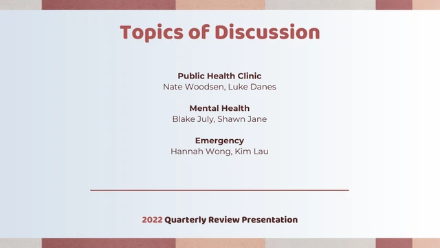 Public Health Services Quarterly Presentation - Page 2