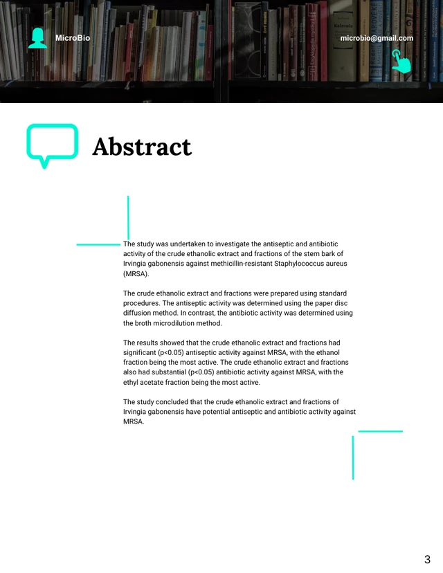 White and Teal Research Proposal Template - Seite 3