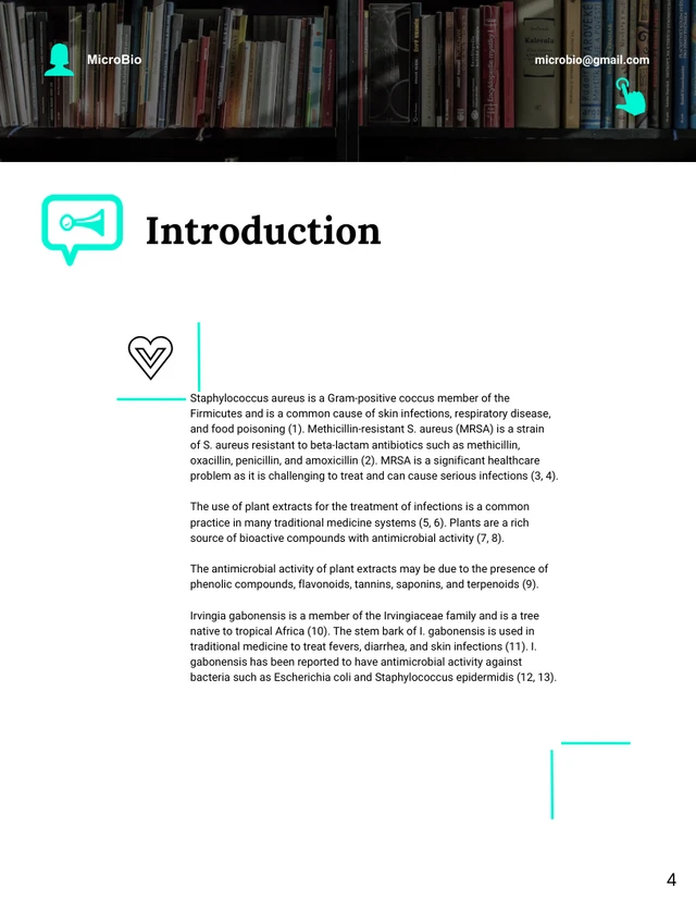 White and Teal Research Proposal Template - Page 4