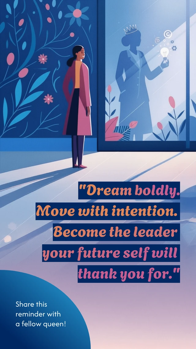 نموذج قصة ملهمة لسيدات الأعمال على إنستغرام