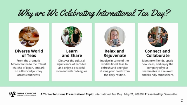 Introduction of International Tea Day Presentation - Pagina 2