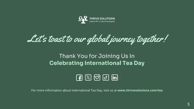 Introduction of International Tea Day Presentation - page 5