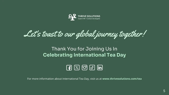 Introduction of International Tea Day Presentation - Page 5